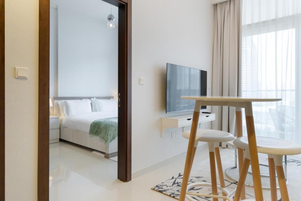 ドバイBrand New 1Br- Business Bay - Burj Khalifa Viewアパートメント エクステリア 写真