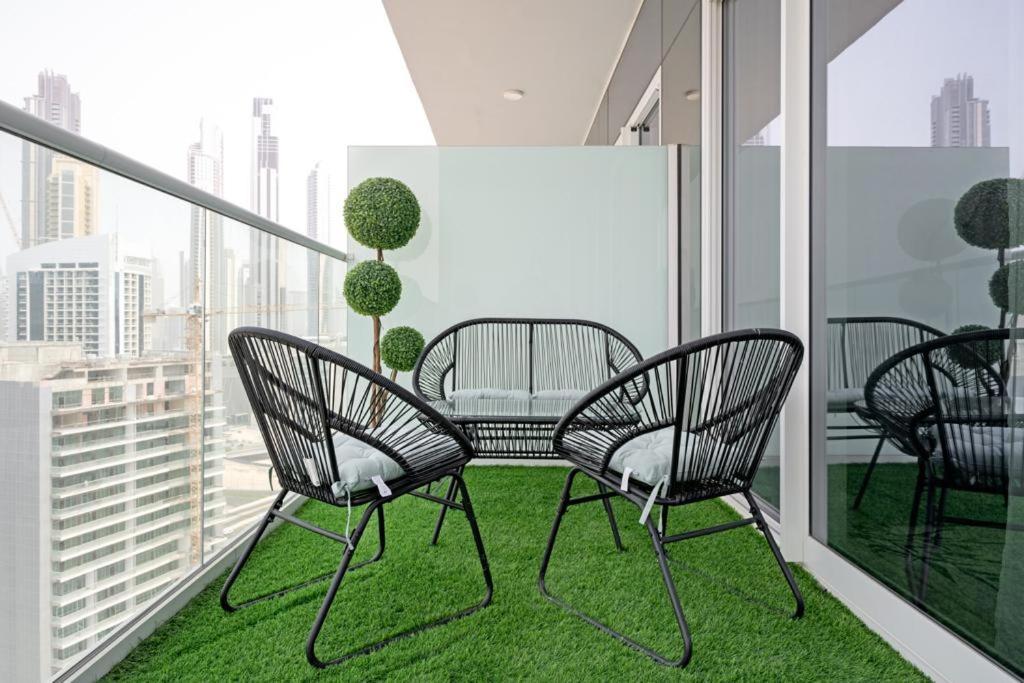 ドバイBrand New 1Br- Business Bay - Burj Khalifa Viewアパートメント エクステリア 写真