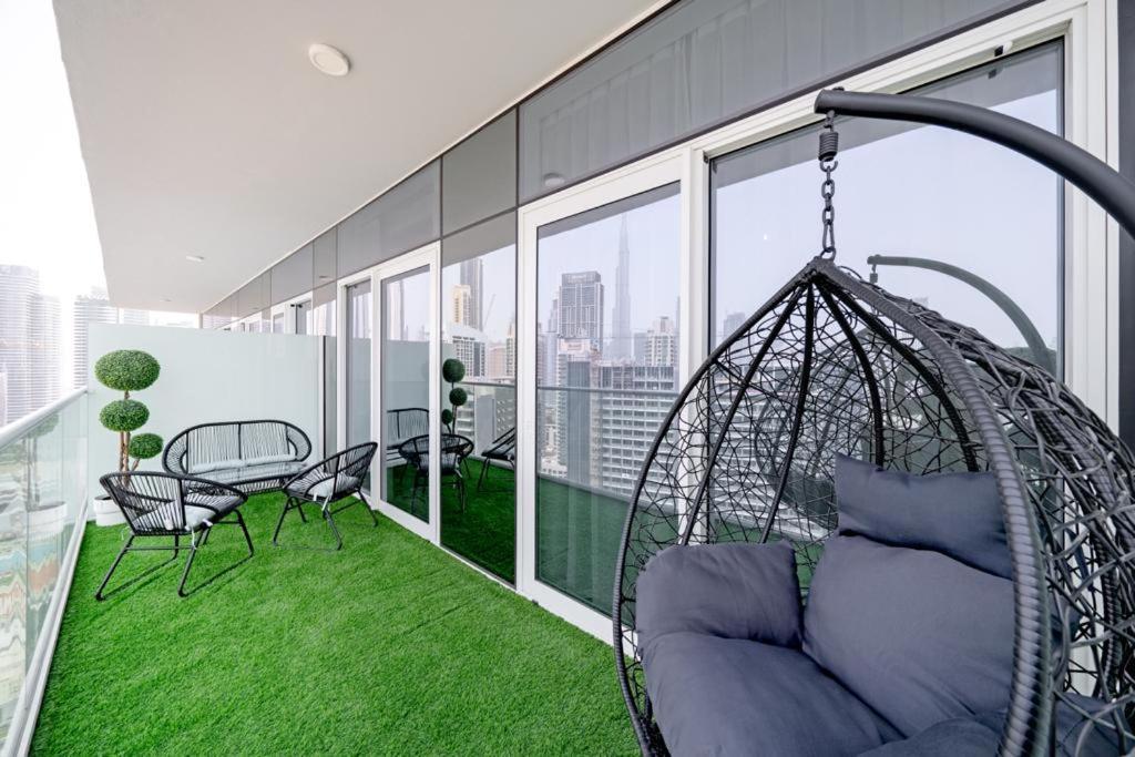 ドバイBrand New 1Br- Business Bay - Burj Khalifa Viewアパートメント エクステリア 写真